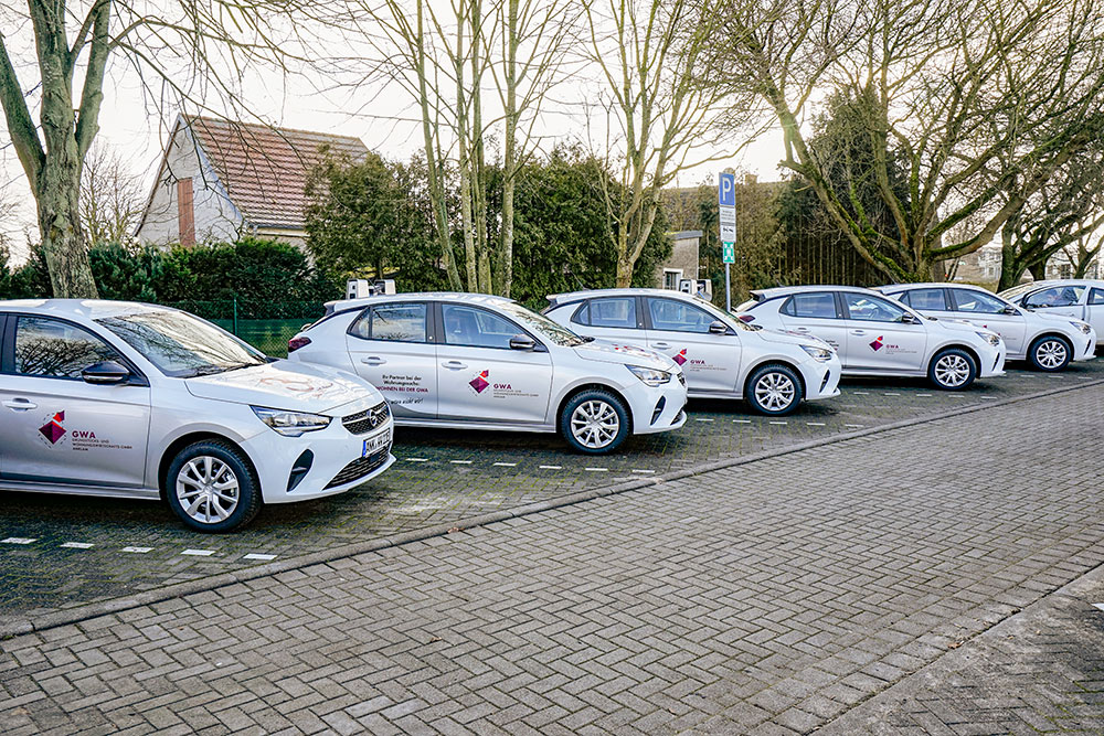 e_flotte_corsa E-Auto-Flotte der GWA