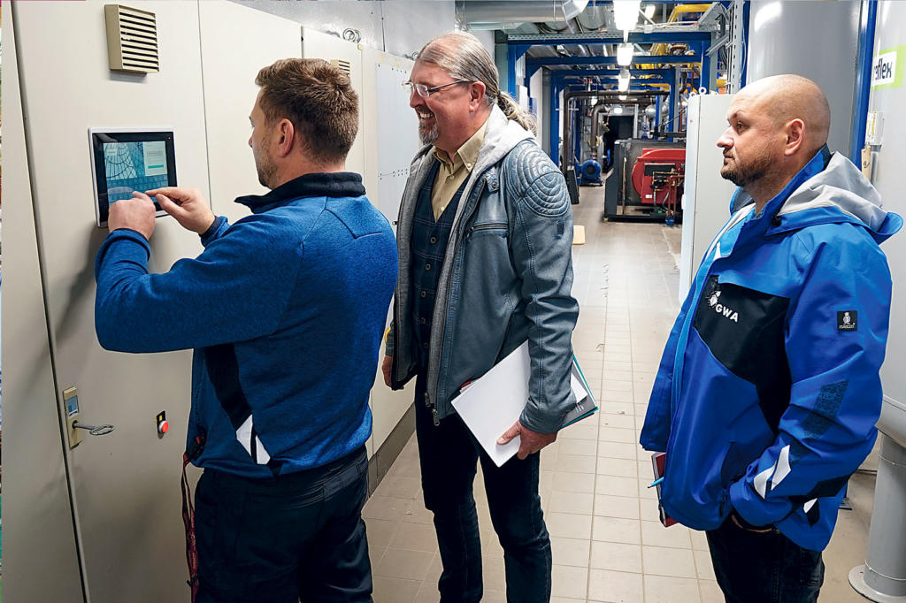 Neue Regeltechnik im Heizwerk